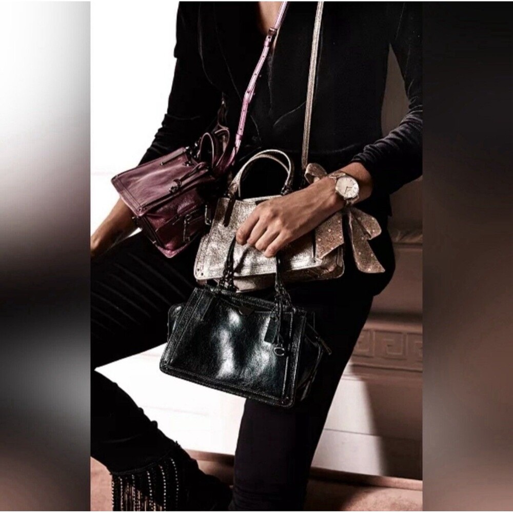 COACH Mini Metallic Dreamer 21 Satchel Crossbody Leather Bag Limited Edition - Picture 9 of 9
